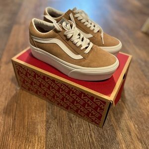 Vans Stackform old Skool Burro/True white size 8
